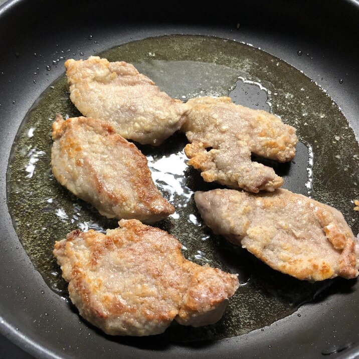 納豆の付けタレで作る！ヒレカツ唐揚げ♪